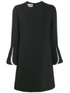 Valentino Layered Sleeves Couture Dress - Black