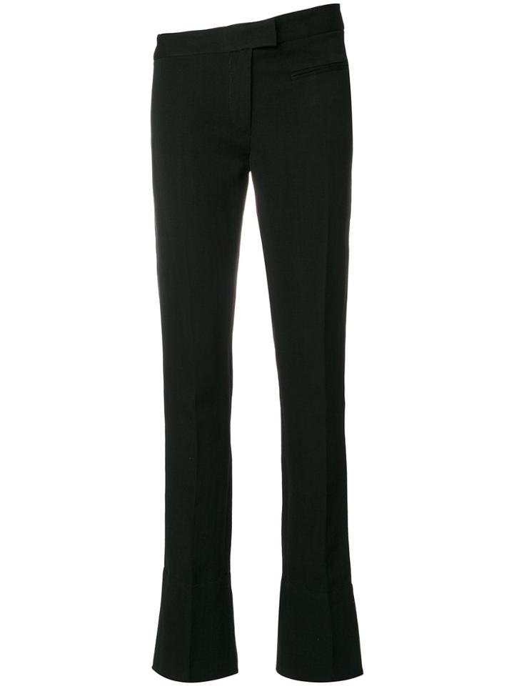 Ann Demeulemeester Back Slit Trousers - Black
