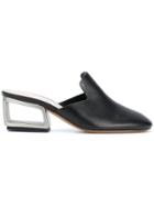 Premiata Open Heel Mules - Black