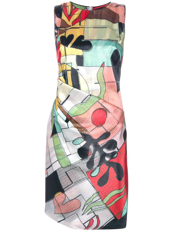 Giorgio Armani Abstract Print Dress - Multicolour