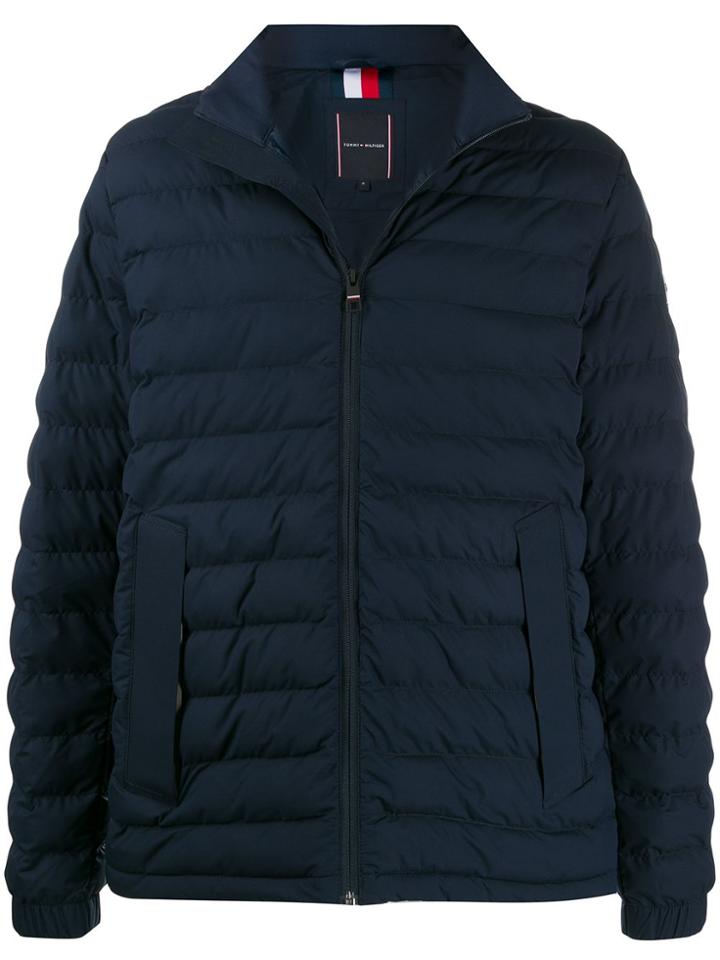 Tommy Hilfiger Padded Logo Jacket - Blue