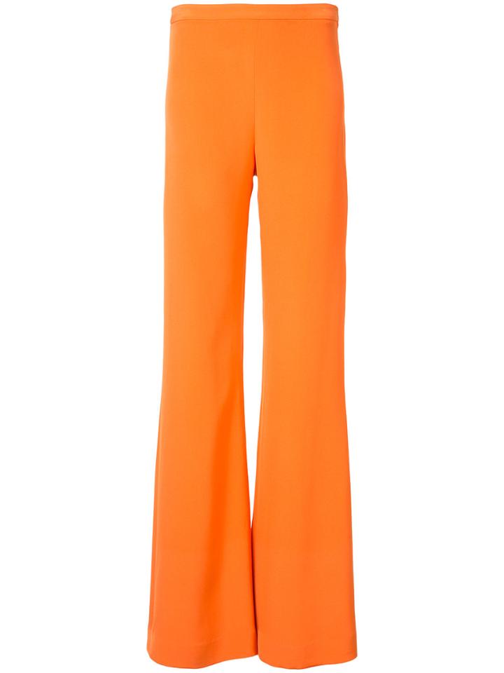 Barbara I Gongini High-waisted Flared Trousers - Black
