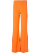 Barbara I Gongini High-waisted Flared Trousers - Black