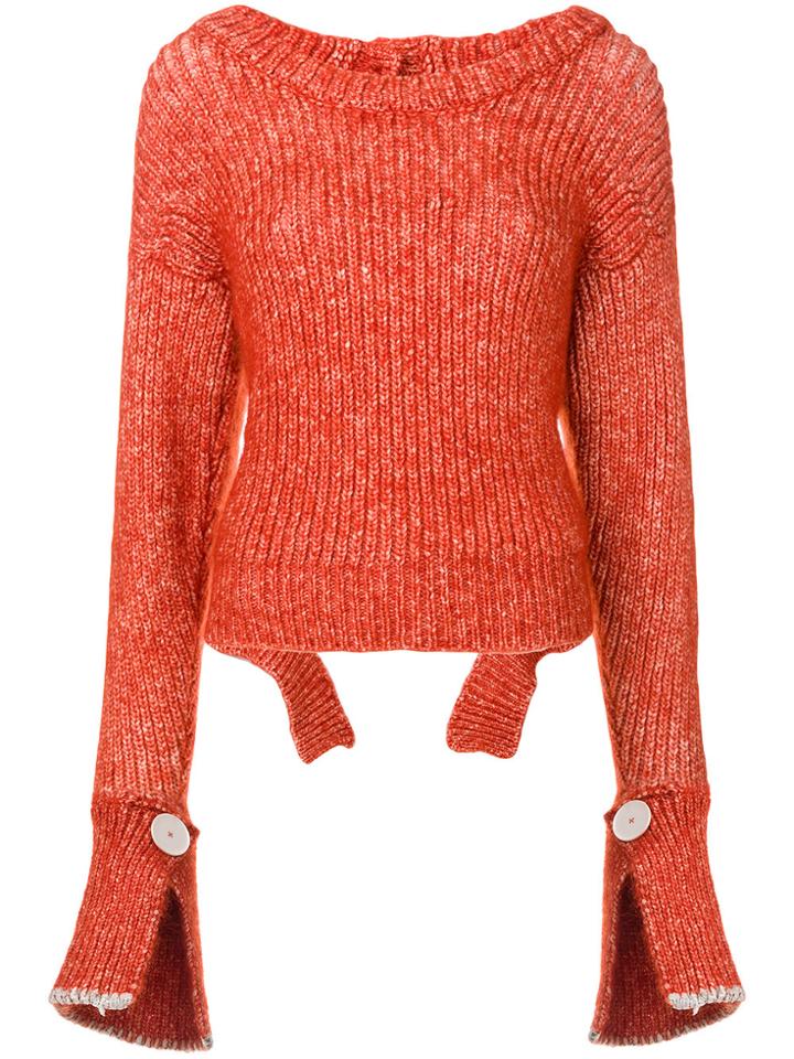 Aviù Ribbed Jumper - Yellow & Orange