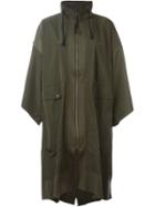 Silent Damir Doma 'jalya' Parka, Women's, Size: Small, Green, Cotton/polyamide