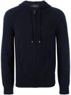 Joseph Zip Up Hoodie, Men's, Size: Small, Blue, Cashmere