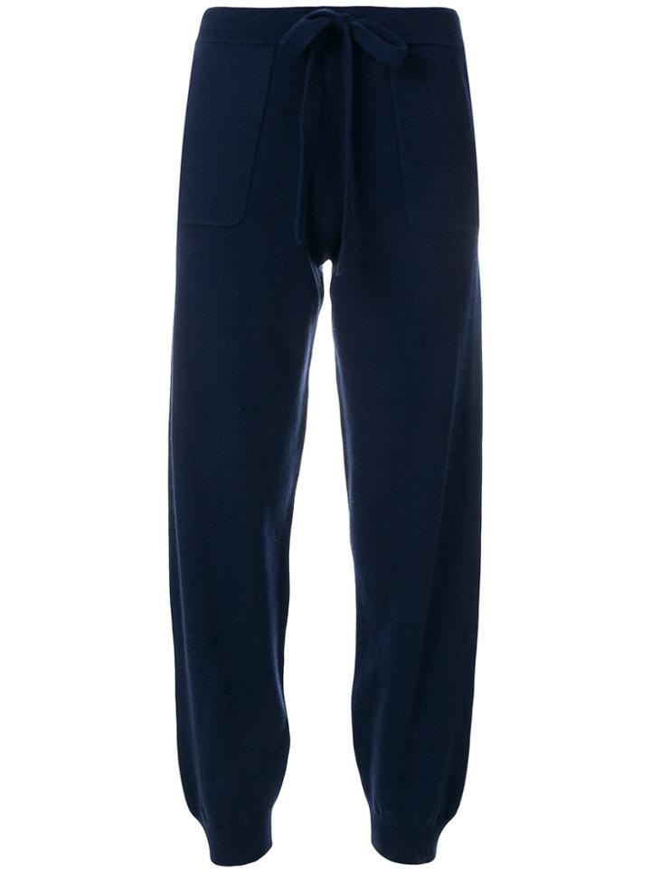 Allude Designer Track Trousers - Blue