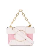 Yuzefi - Asher Cross Body Bag - Women - Leather/suede/metal - One Size, Pink/purple, Leather/suede/metal