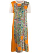 Tory Burch All-over Print T-shirt Dress - Orange