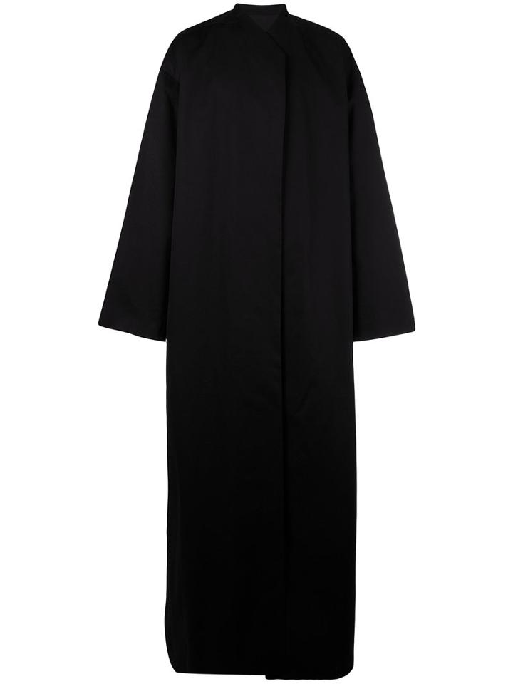 Rick Owens Oversized Coat, Men's, Size: 50, Black, Cotton/cupro