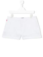 Ralph Lauren Kids Logo Embroidered Shorts, Girl's, Size: 14 Yrs, White