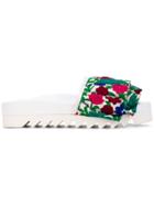Joshua Sanders Ruffle Detail Slides - Multicolour
