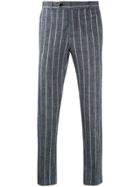 Circolo 1901 Classic Pinstriped Trousers - Blue