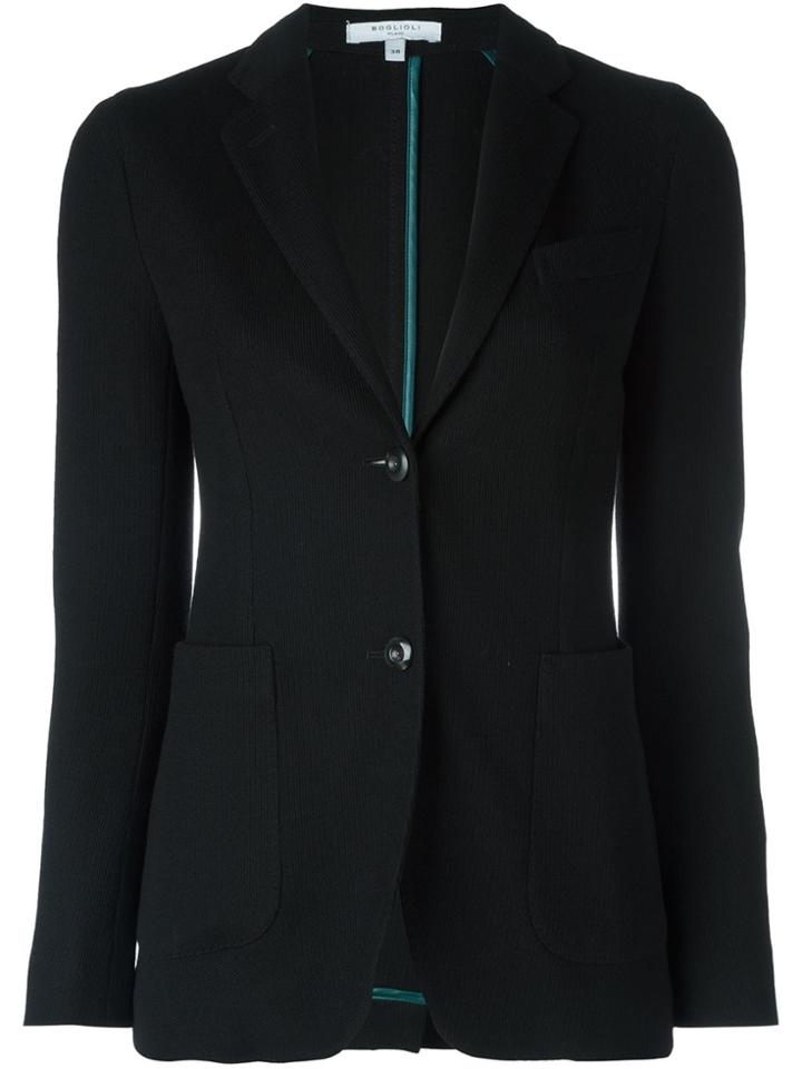 Boglioli Double Button Blazer - Black