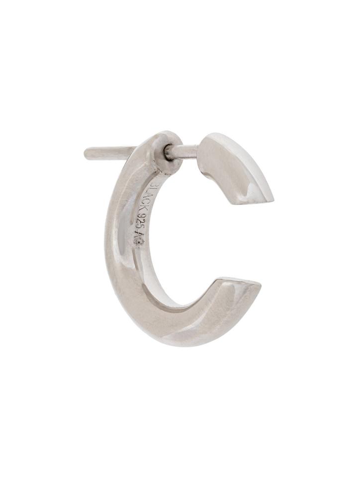 Maria Black Disrupted 14 Hoop Earring - Grey