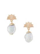 Meadowlark Small Vita Drop Earrings - White