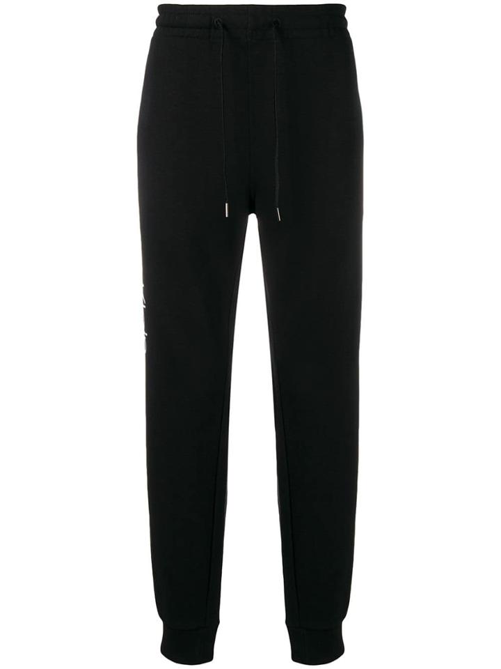 Calvin Klein Logo Print Track Pants - Black