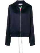 Kris Goyri Flags Stripe Zipped Jacket - Blue