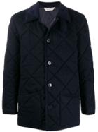 Mackintosh Waverly Navy Quilted Wool Jacket Gq-1001 - Blue