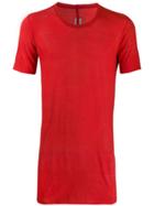 Rick Owens Long Line T-shirt - Red