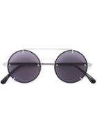 Vera Wang Round Frame Sunglasses - Black