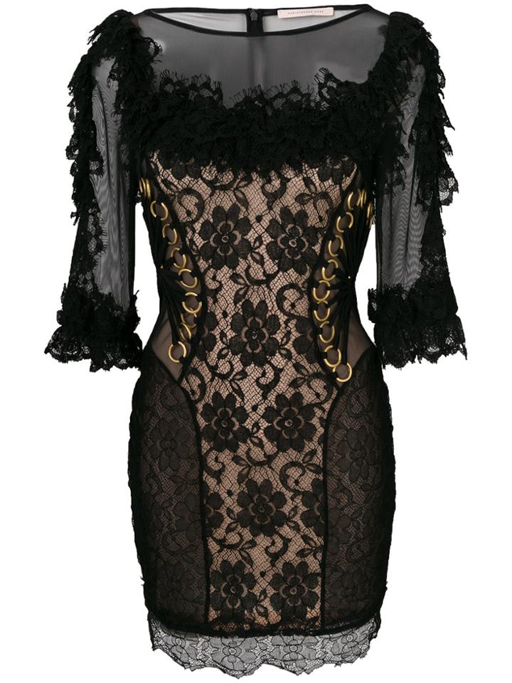Christopher Kane Ma Lace Dress - Black