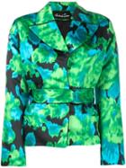 Richard Quinn Floral Print Cinched Jacket - Green