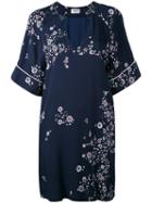 Essentiel Antwerp - Floral Print Dress - Women - Viscose - 38, Blue, Viscose