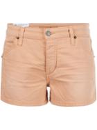 Joe S Jeans Denim Shorts, Women's, Size: 24, Yellow/orange, Cotton/spandex/elastane