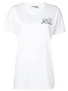 Courrèges Logo T-shirt - White