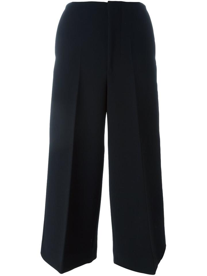Marni Pleat Front Culottes, Women's, Size: 38, Black, Triacetate/polyester