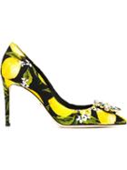 Dolce & Gabbana Citrus Fruit Print Pumps