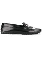 Tod's Classic Fringed Loafers - Black