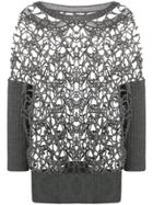A.n.g.e.l.o. Vintage Cult 1980's Knitted Top - Grey