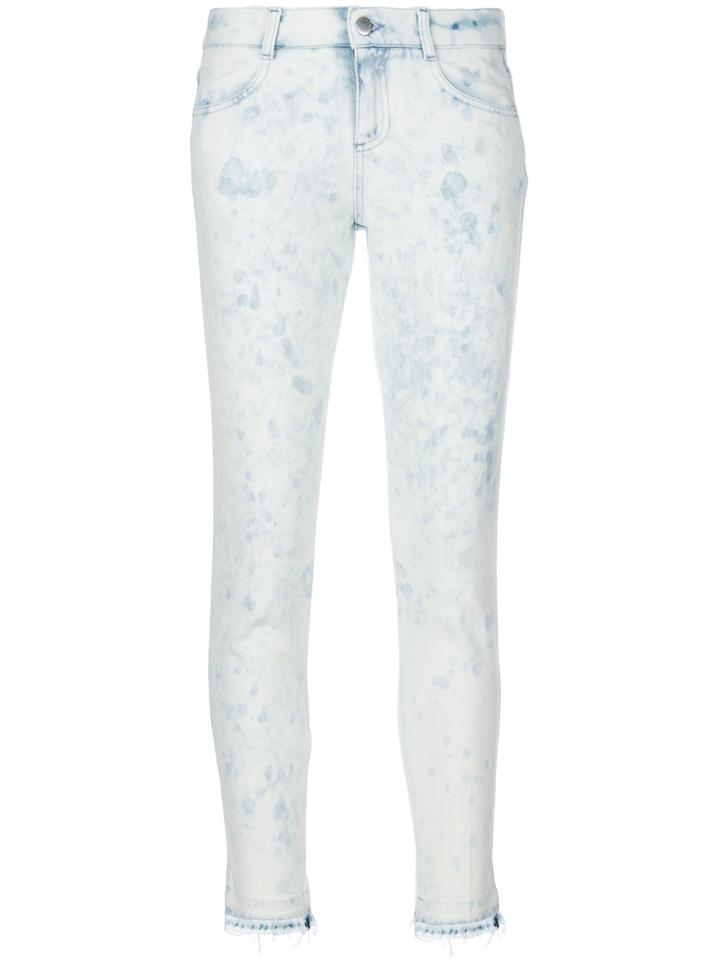 Stella Mccartney Faded Skinny Jeans - White