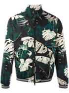 Moncler Printed Lamy Jacket, Men's, Size: 3, Green, Polyamide