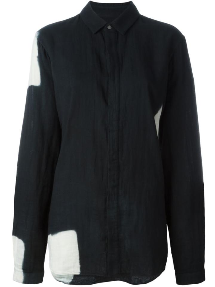 Suzusan Itajime Shirt, Women's, Size: M, Black, Cotton