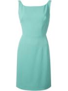 Dolce & Gabbana Fitted Dress, Women's, Size: 40, Blue, Spandex/elastane/silk/acetate/viscose