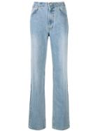 We11done Straight Cut Jeans - Blue