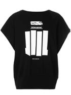 Nil0s Printed Raglan Sleeve T-shirt - Black
