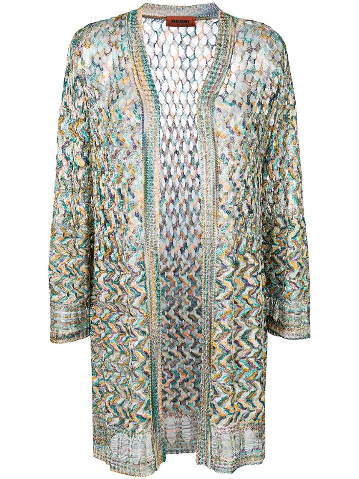 Missoni Woven Cardi-coat - Multicolour