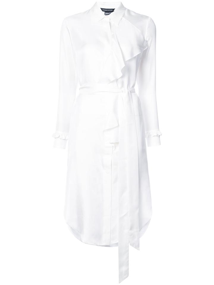 Thomas Wylde Lyric Asymmetric Dress - White