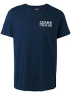 A.p.c. Atelier De Production T-shirt, Men's, Size: Large, Blue, Cotton