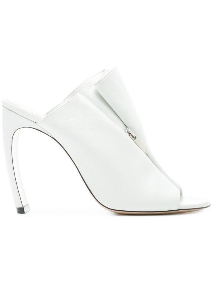 Nicholas Kirkwood 105mm Kristen Mules - White