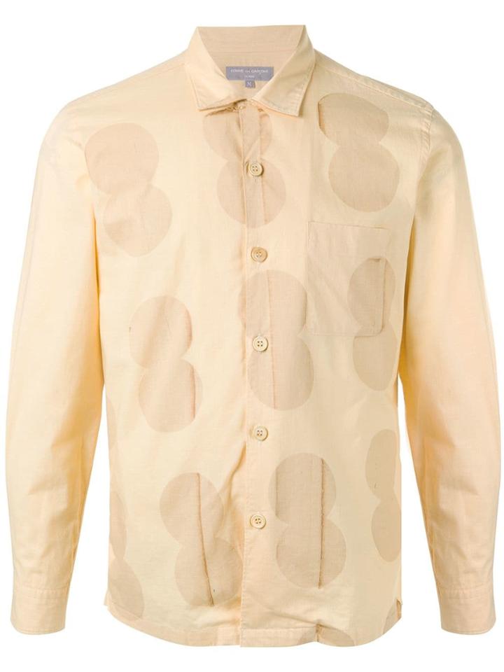 Comme Des Garçons Vintage Polka Dot Print Shirt - Yellow