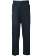 Covert Slim-fit Trousers - Blue