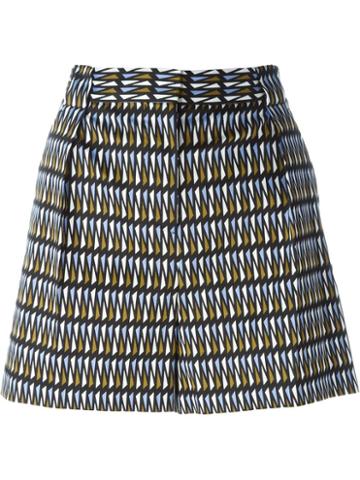Paul Smith Black Label Geometric Print Shorts