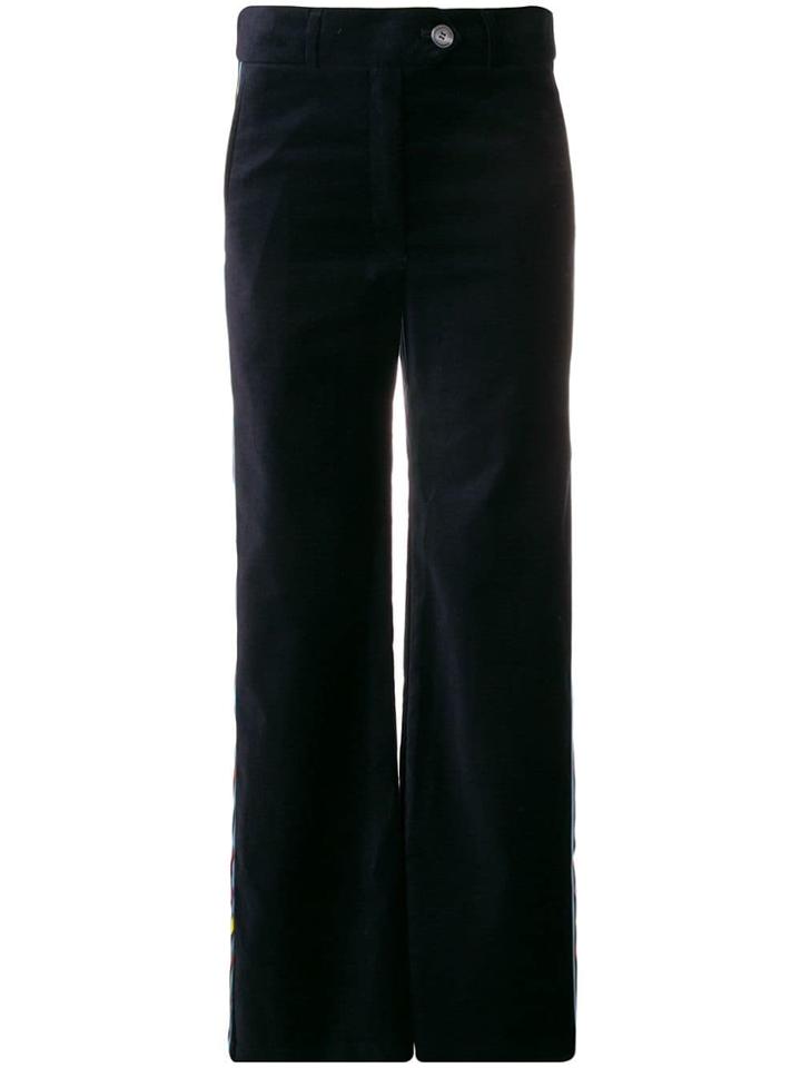 Mira Mikati Side Stripe Trousers - Blue
