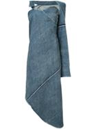 Yohji Yamamoto Vintage Asymmetric Denim Dress - Blue