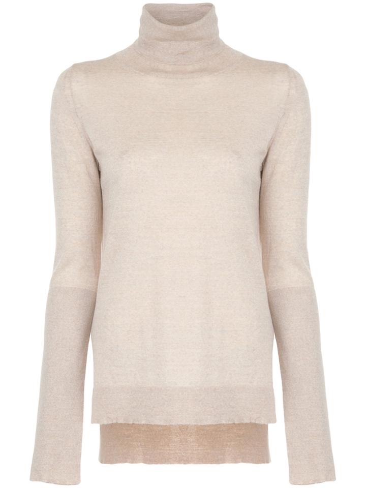 Studio Nicholson Roll Neck Jumper - Nude & Neutrals